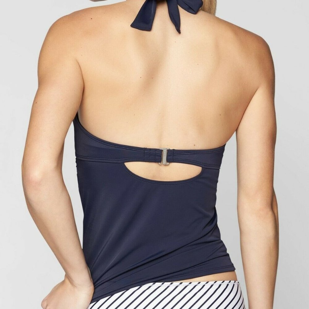 ATHLETA Bra Cup Wrap Tankini Top 36D/36DD - Picture 2 of 2
